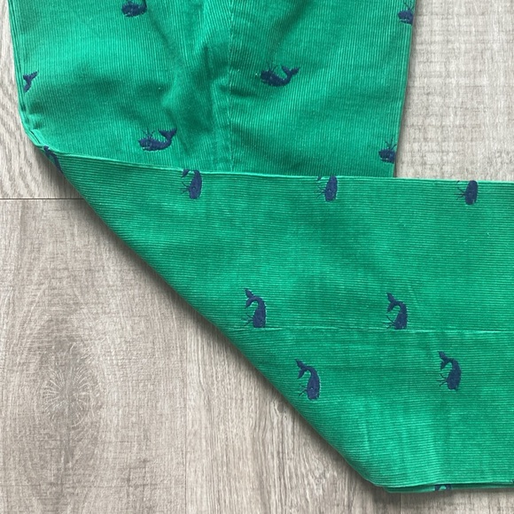 Kelly Green Corduroy Whale pants - Picture 3 of 6